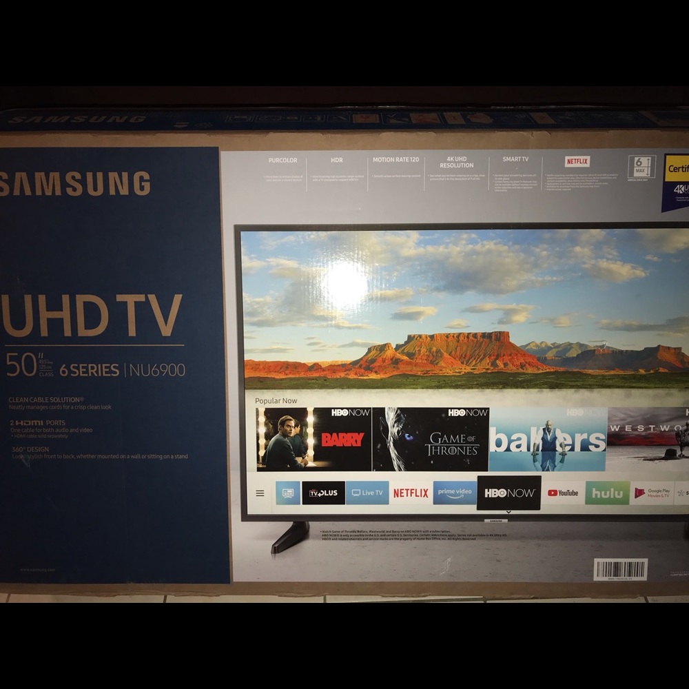 NEW SAMSUNG 50in UHD SMART TV